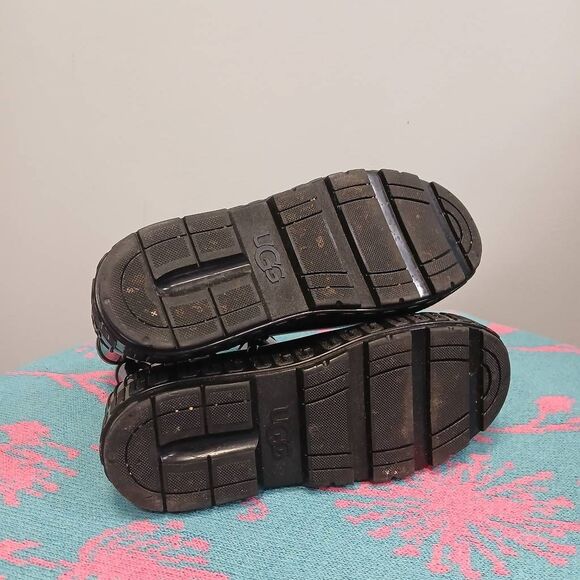 Uggs womens size 7 ankle boots black Drizlita rain waterproof rubber - Picture 5 of 8